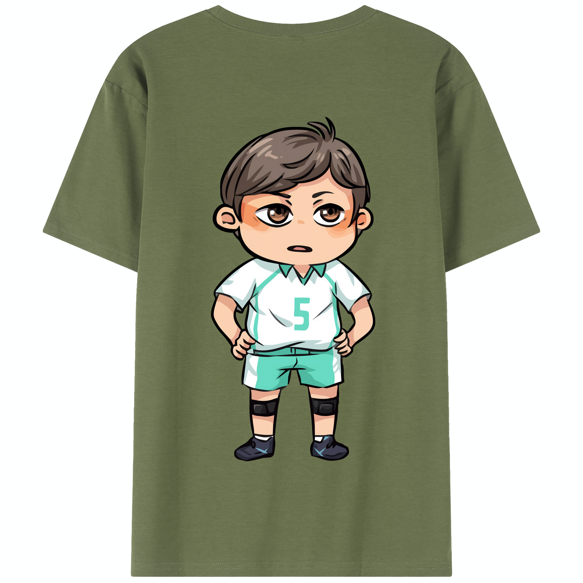 （画像用） ハイキュー!! Haikyu!! 綿100％半袖Tシャツ（背面プリント）